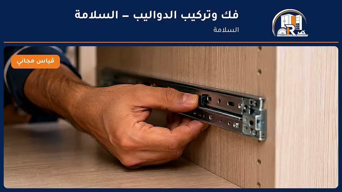 فك وتركيب الدواليب في حي السلامة بجدة — الرسلان لخدمات النجارة
