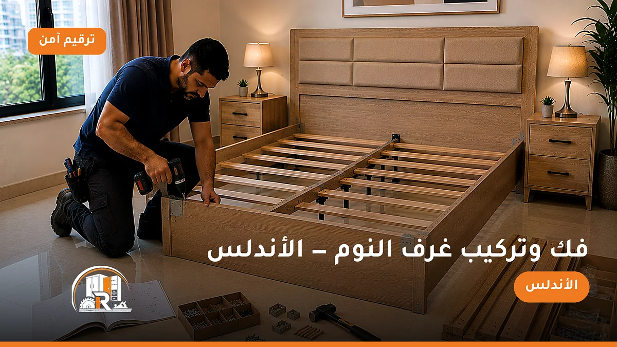 فك وتركيب غرف النوم في حي الأندلس بجدة — الرسلان لخدمات النجارة