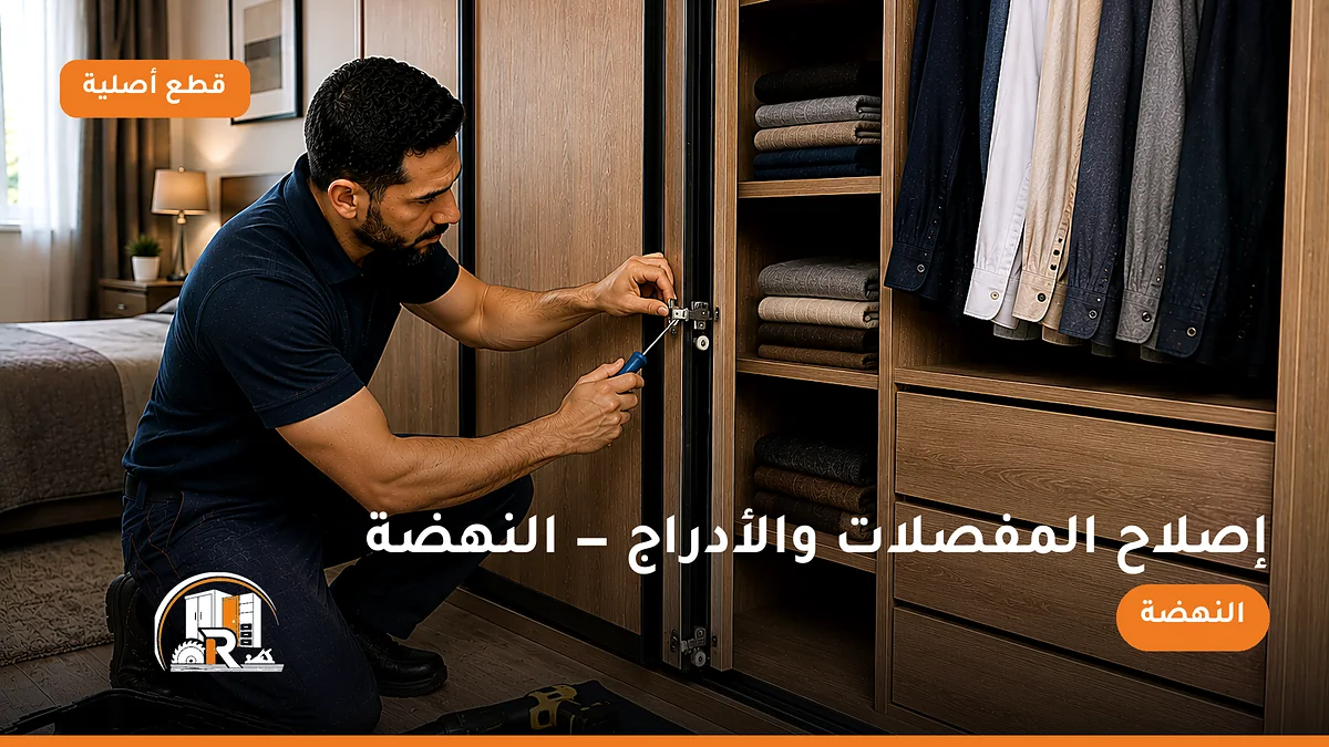إصلاح المفصلات والأدراج في حي النهضة بجدة — الرسلان لخدمات النجارة