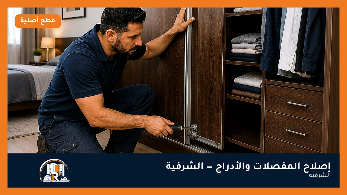 إصلاح المفصلات والأدراج في حي الشرفية بجدة — الرسلان لخدمات النجارة