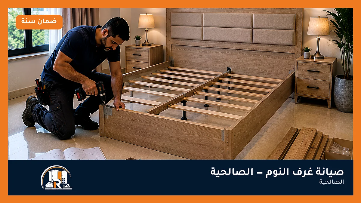 صيانة غرف النوم في حي الصالحية بجدة — الرسلان لخدمات النجارة
