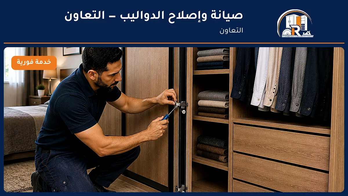صيانة وإصلاح الدواليب في حي التعاون بجدة — الرسلان لخدمات النجارة