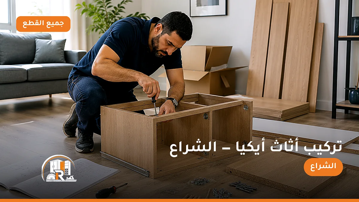 تركيب أثاث أيكيا في حي الشراع بجدة — الرسلان لخدمات النجارة