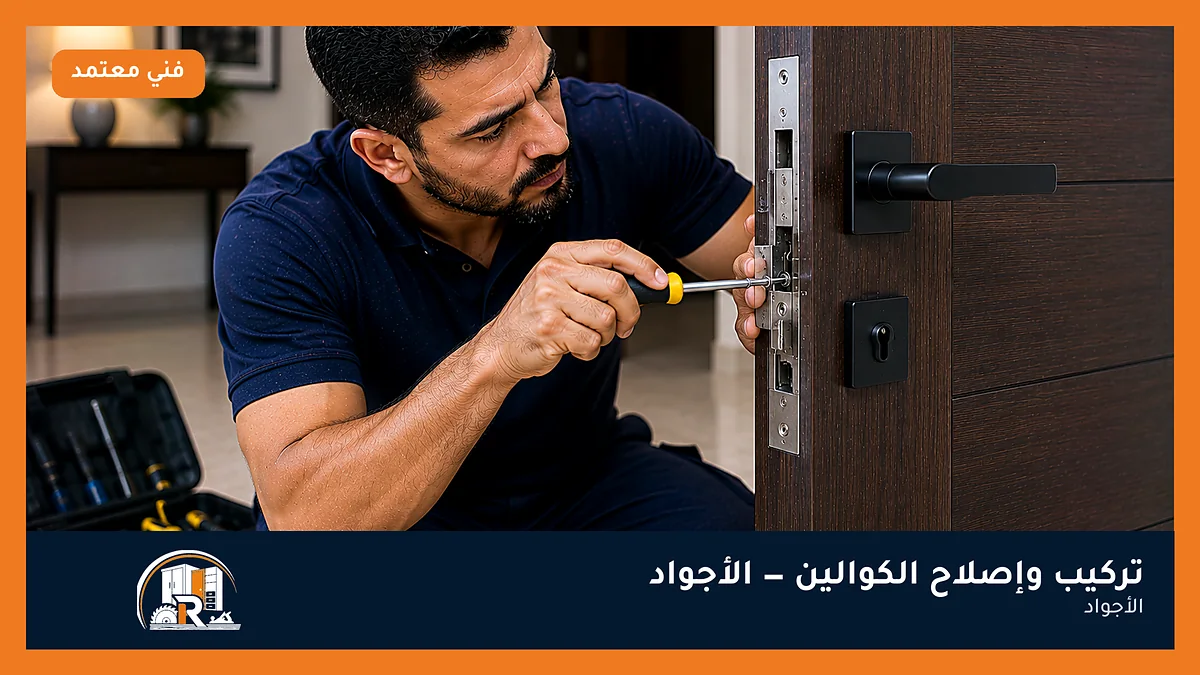 تركيب وإصلاح الكوالين في حي الأجواد بجدة — الرسلان لخدمات النجارة